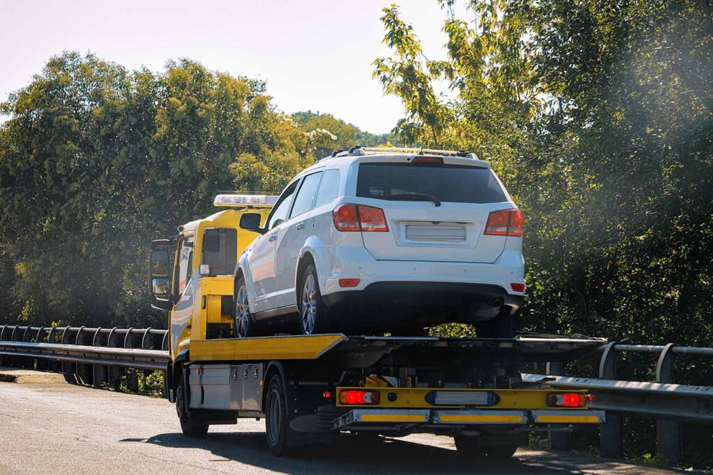 Darmowy transport za pomocą lawety